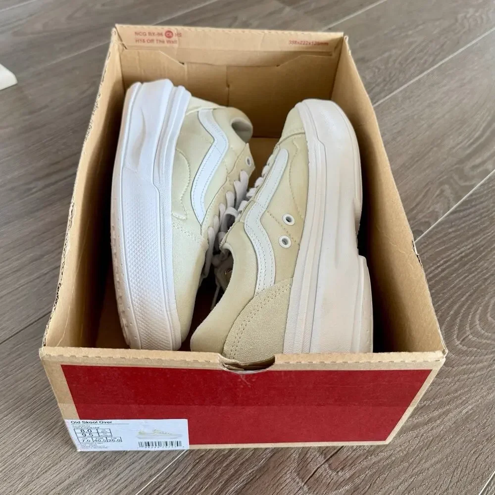 VANS Old Skool Overt CC Platform Sand Low Shoes Comfy Cush Mens 8 Womens 9.5 - Picture 12 of 13